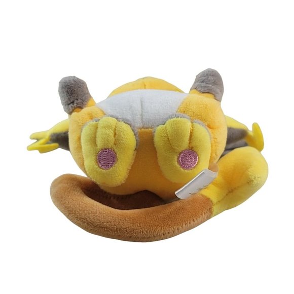 Pokemon Raichu Plush Yellow 6" Nintendo Wallbreaker Rodent Bipedal Pikachu 2020 - Picture 7 of 9